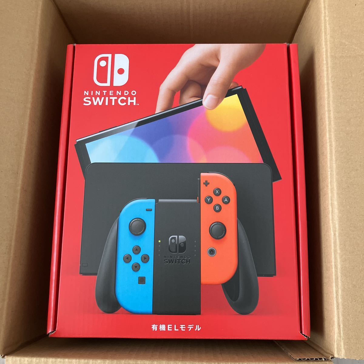 NEW通販】 Nintendo Switch - 新型スイッチ 有機EL ネオンブルー