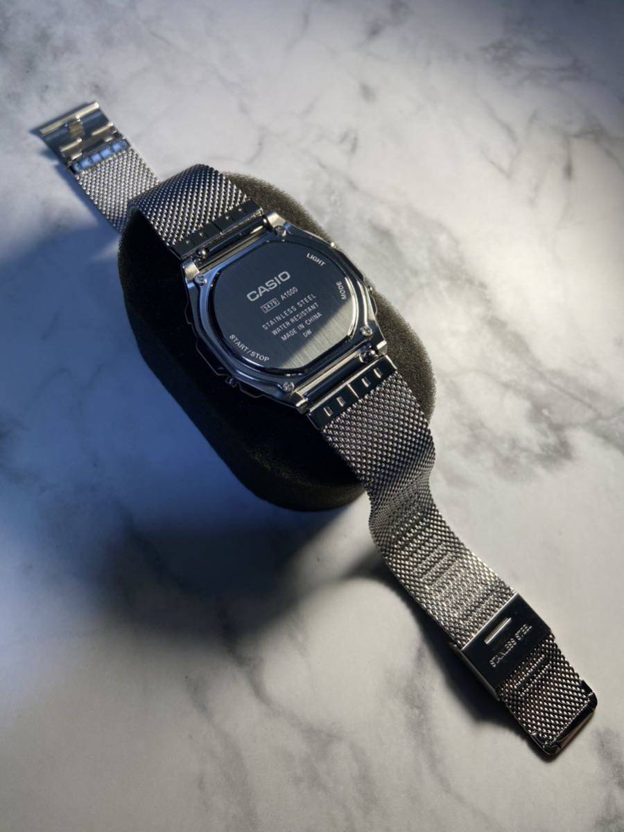 カスタム仕様 新品 CASIO VINTAGE A1000 ブルー反転液晶 カスタム仕様 新品 CASIO VINTAGE A1000 ブルー反転液晶
