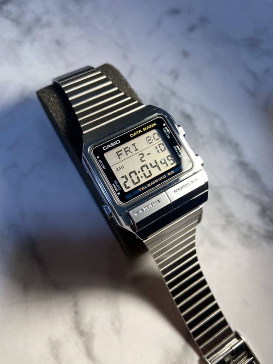 80's Vintage CASIO DATABANK DB-510 JAPAN シルバー 電池新品 80's Vintage CASIO DATABANK DB-510 JAPAN シルバー 電池新品