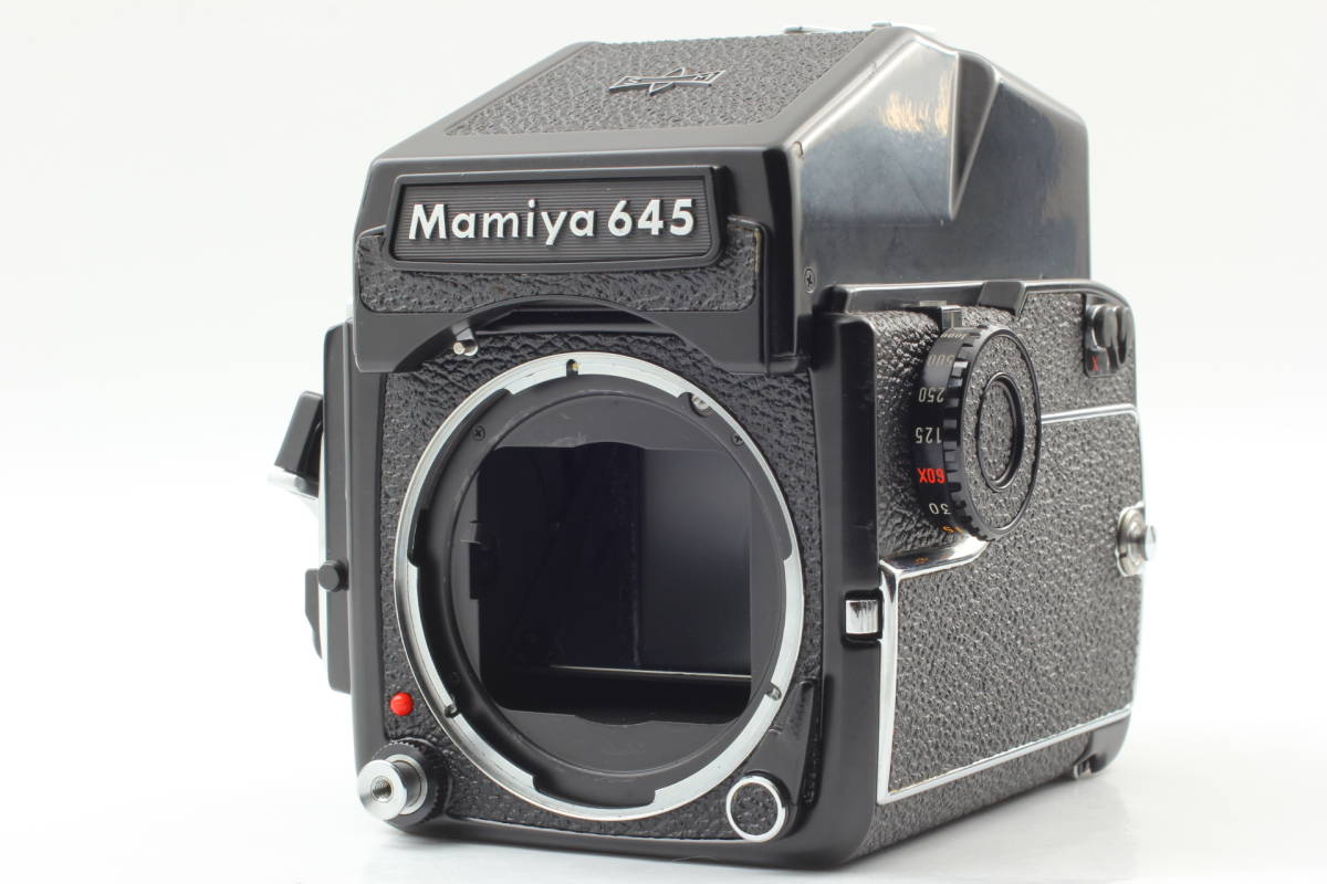 【美品】Mamiya M645 1000S Medium Format body AE Prism Finder マミヤ 1001@XT