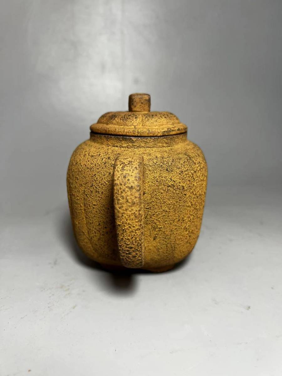 【古寶奇蔵・紫砂壺・粗砂壺・鐵砂・元暢款】茶道品・希少珍品・賞物・中国古美術zz_画像6