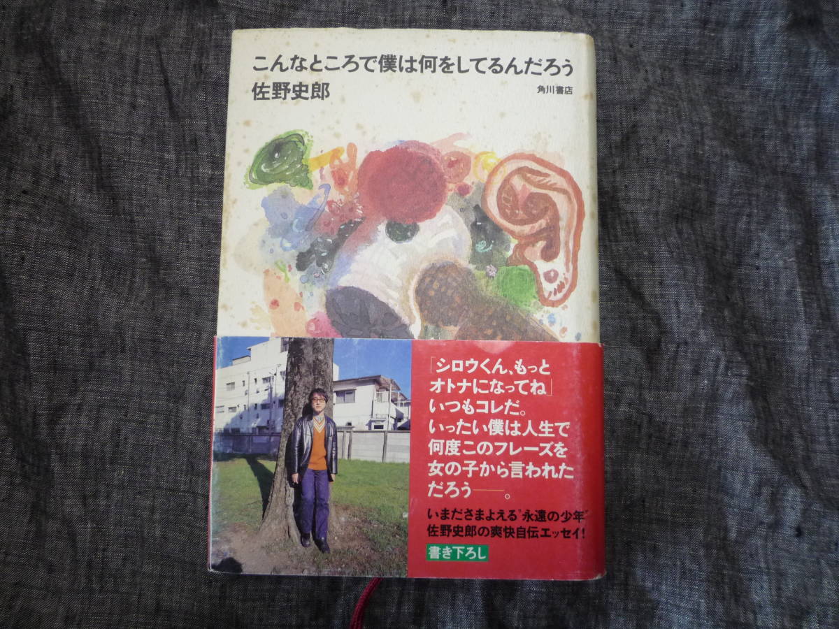 ★『こんなところで僕は何をしてるんだろう』のサイン本★【佐野史郎】　_サイン本です♪