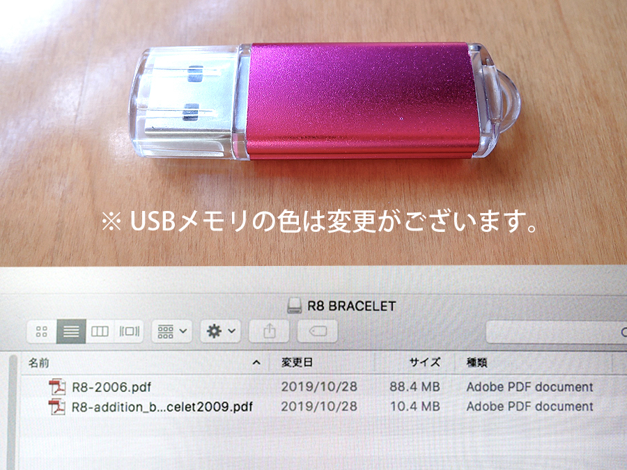 ロレックス ROLEX ブレスレット パーツカタログ R8 完全版2006 + R8 2009新型ブレス追加分 USBメモリ収録_画像8