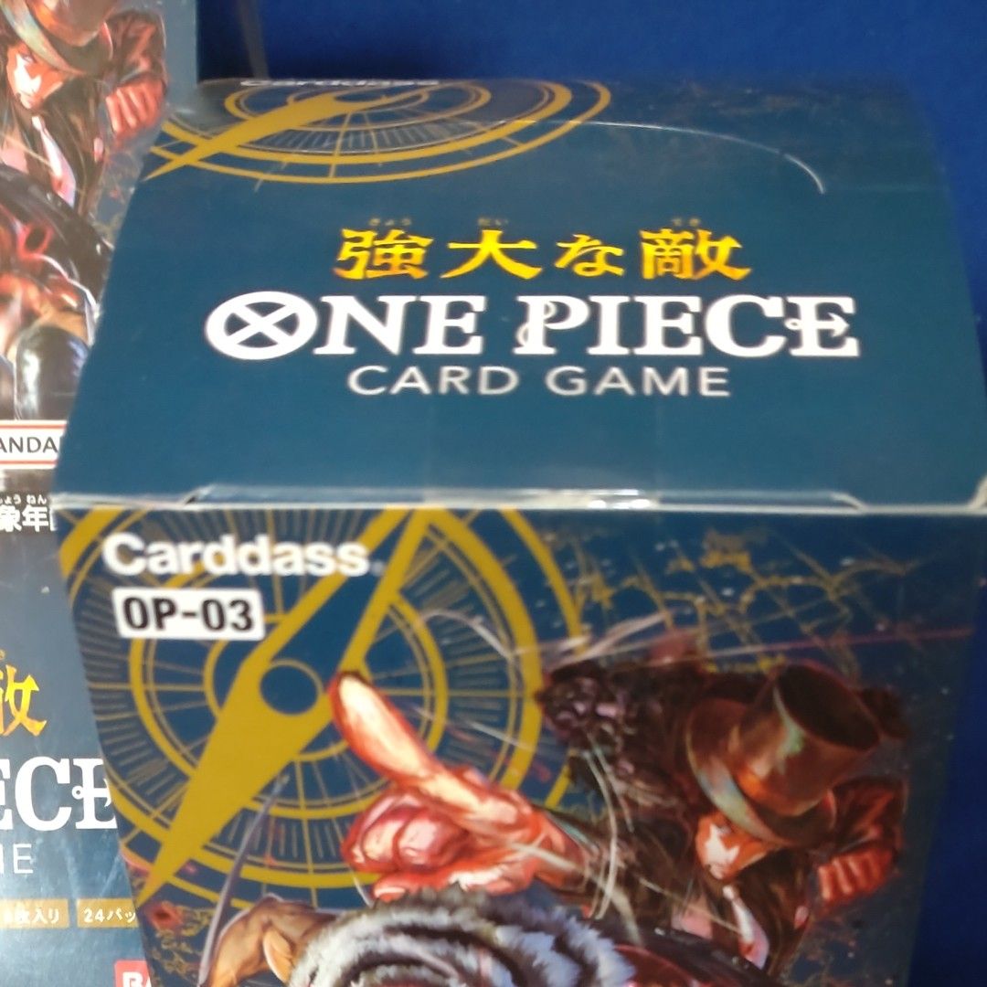 未開封BOX】 ONE PIECE カードゲーム 強大な敵 OP-03 BOX テープ未開封