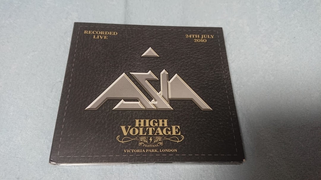 ASIA 「HIGH VOLTAGE 2010」 2枚組CD John Wetton 産業ロック系名盤_画像1