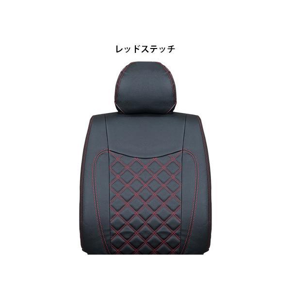  Caravan NV350 E26 series premium GX diamond cut design seat cover red stitch 