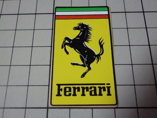 正規品 Ferrari ステッカー 当時物 です(30×54mm) フェラーリ _画像2