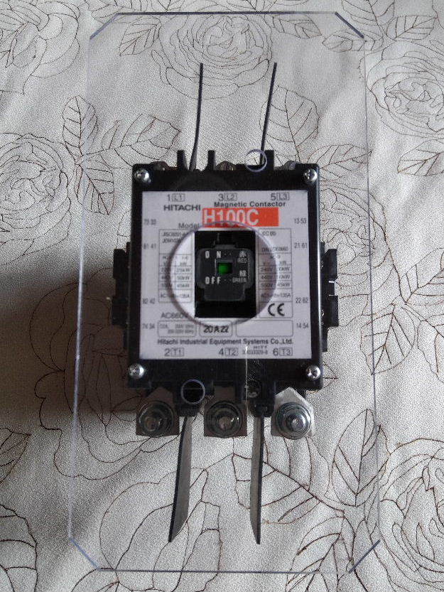 HITACHI 電磁接触器 マグネットスイッチ H100C コイル200-220V 