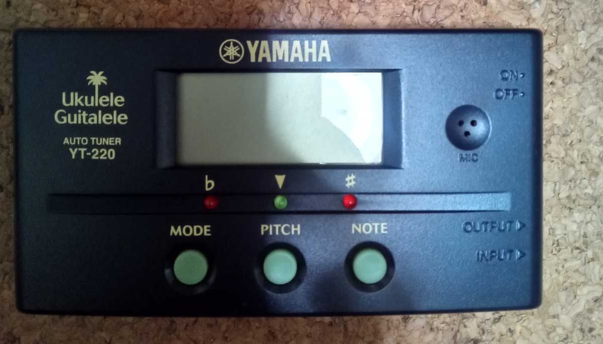 未使用 美品 YAMAHA auto tuner YT 220 ギター ウクレレ チューナー_画像1