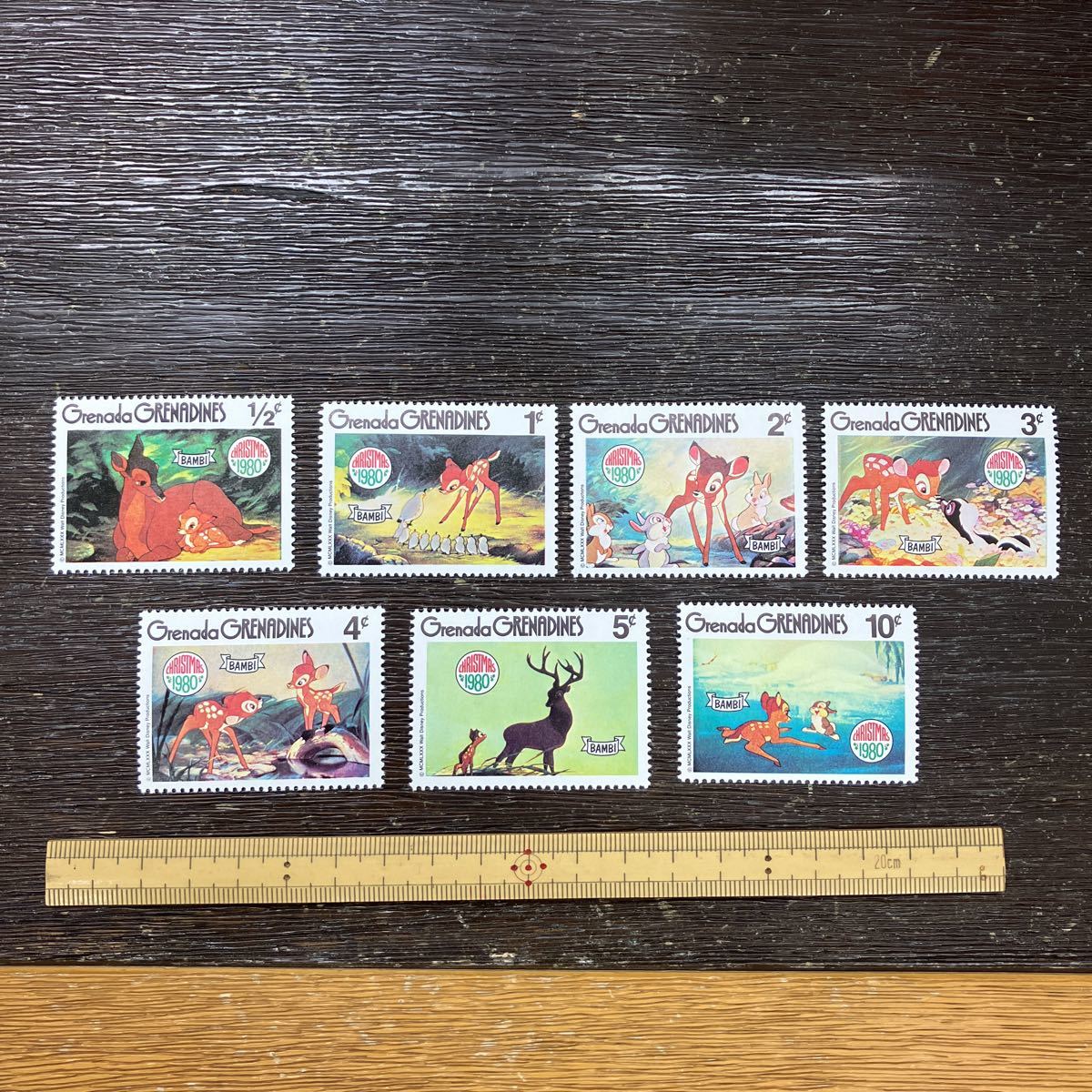 ディズニーの世界 7種 切手_画像2