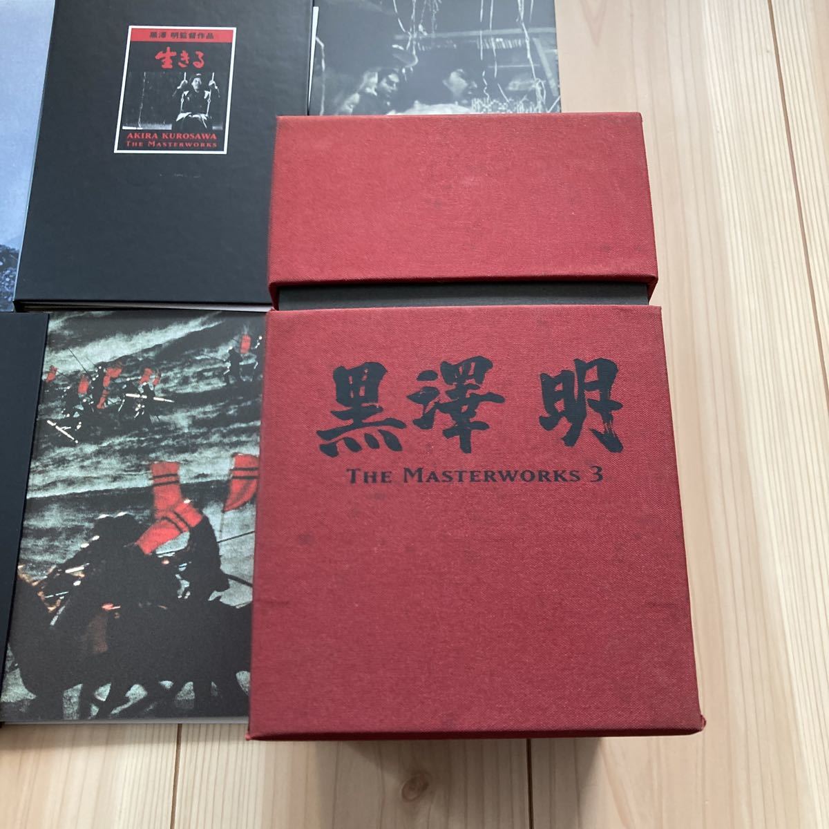 黒澤明 : THE MASTERWORKS 3 DVD BOXSET 乱　どん底　生きる　_画像2