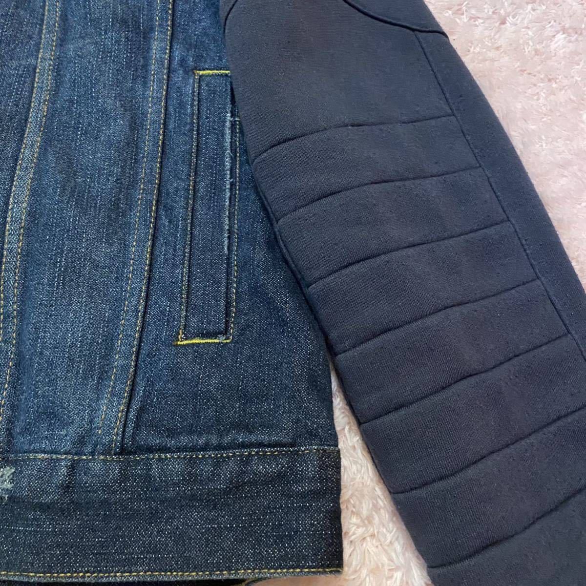 ZARA ミスチル 桜井和寿さん着用 ジージャン スウェット切り替え ZARA ミスチル 桜井和寿さん着用 ジージャン スウェット切り替え