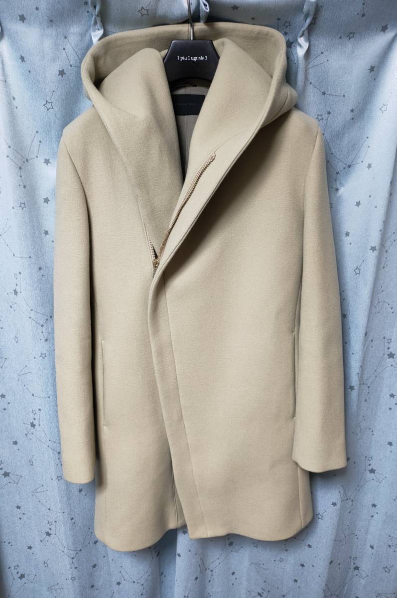 junhashimoto WRAP COAT メルトン ウール ラップコート ベージュ 定価