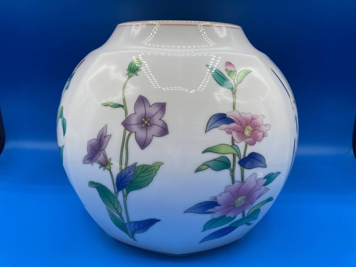 未使用 新品 箱あり 花台付き】香蘭社 ◇花器 ◇花瓶 ◇茶席の花-