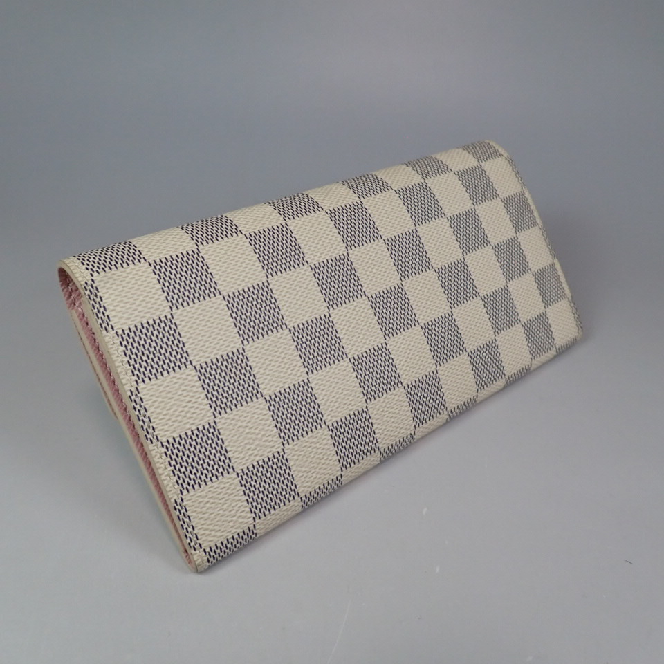 LOUIS VUITTON ルイヴィトン ダミエアズール レディース 小銭入れ付長