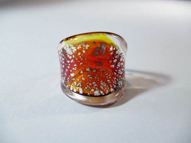 β Venetian glass Venetian glass ring β ring Venetian glass Venetian venechi Anne 