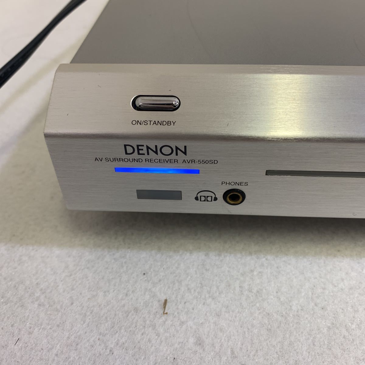 動作品 DENON デノン AVR-550SD フルデジタル アンプ リモコン欠品_画像4