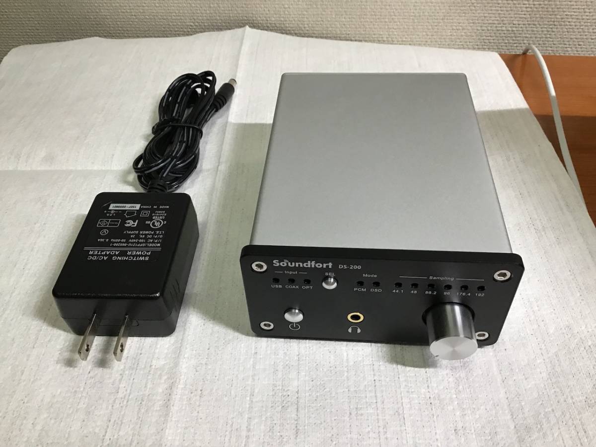 Soundfort DS-200: ハイパフォーマンスUSB DAC（32bit 192kHz, DSD5