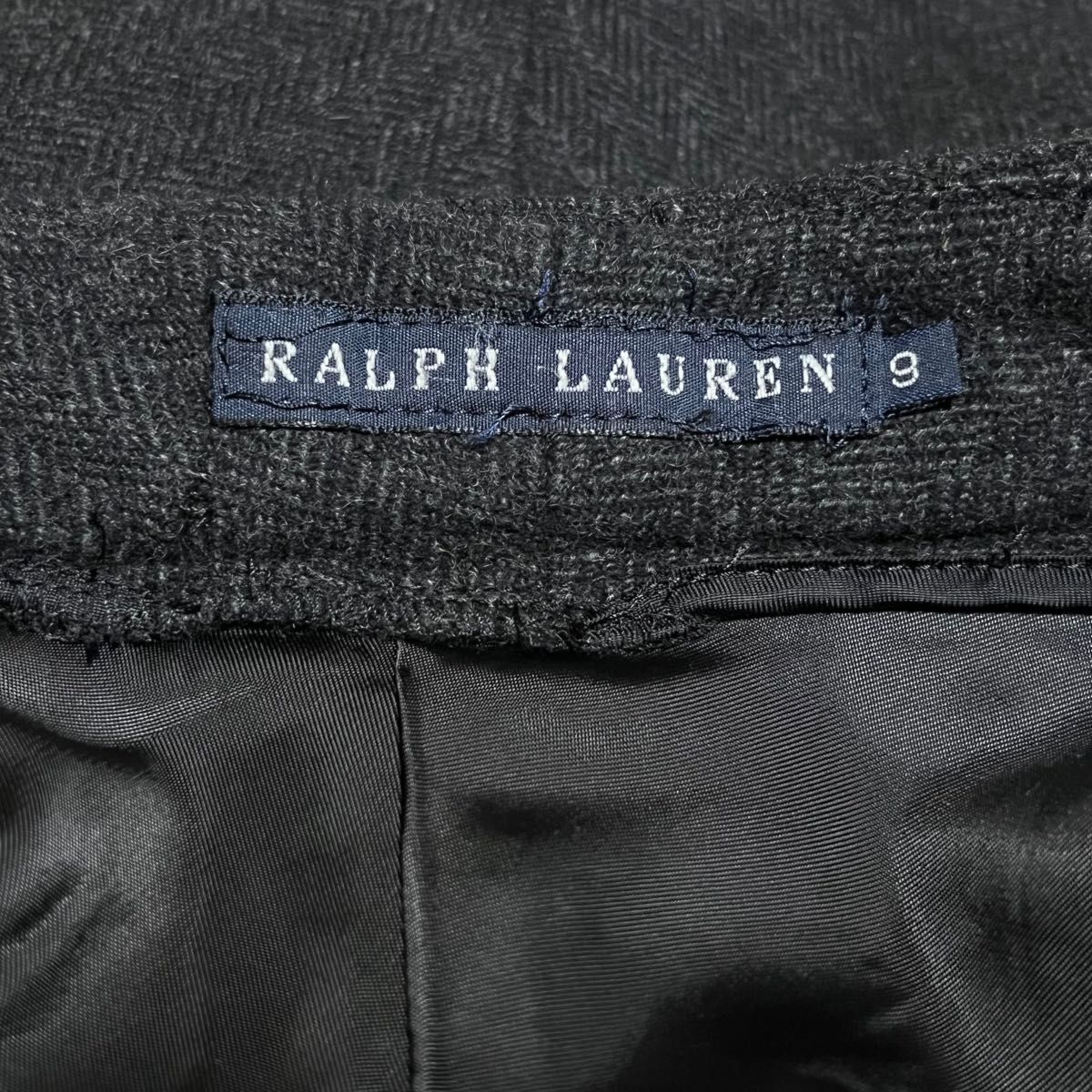 ラルフ ローレン RALPH LAUREN 膝丈 ウール スカート サイズ9