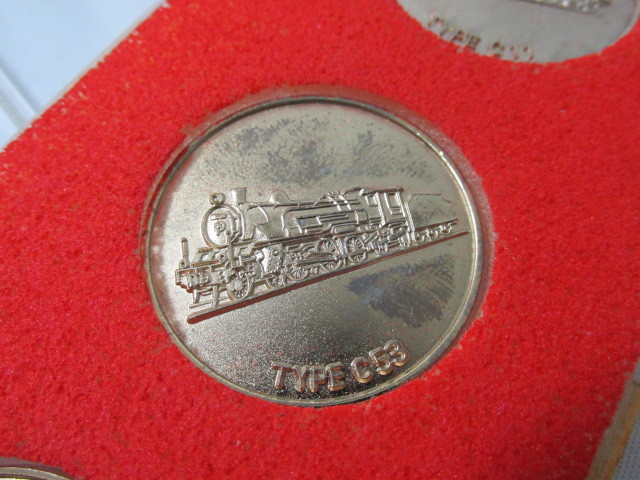 《激レア》鉄道開通百年記念　メダル　３枚セット　1972年　C5８　C53　C11_画像4