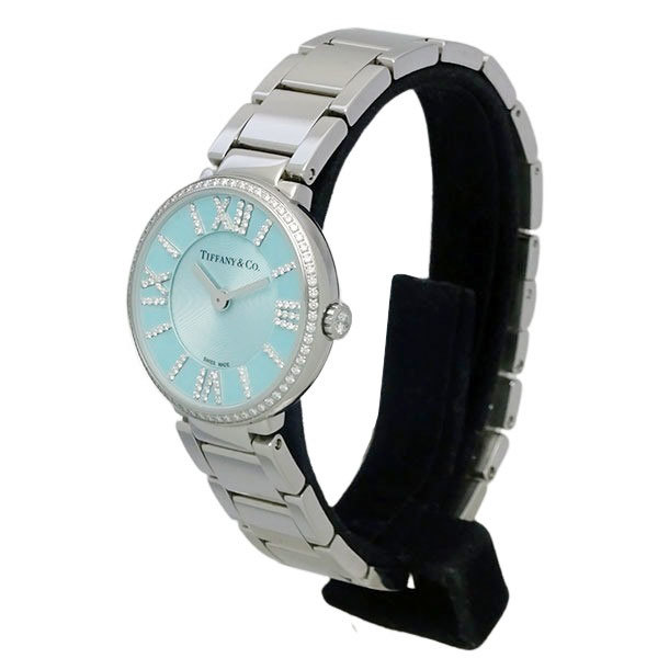 Tiffany&Co Tiffany Atlas 2 hand 63320811 quartz battery replaced lady's wristwatch [ used ]