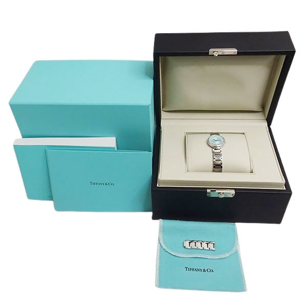 Tiffany&Co ティファニー アトラス 2ハンド 63320811 クォーツ 電池交換済み レディース 腕時計【中古】_画像8