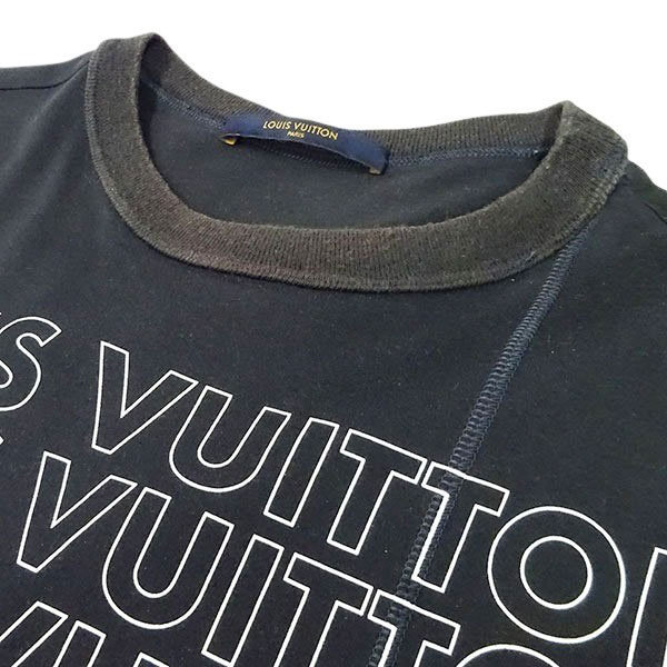 LOUIS VUITTON ルイヴィトン プリント パッチワーク オーバーサイズ T