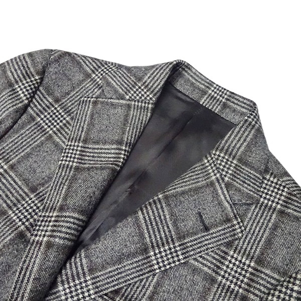 LUIGI BORRELLI Luigi Borrelli thousand bird .. pattern jacket size 46 men's fashion [ beautiful goods used ]