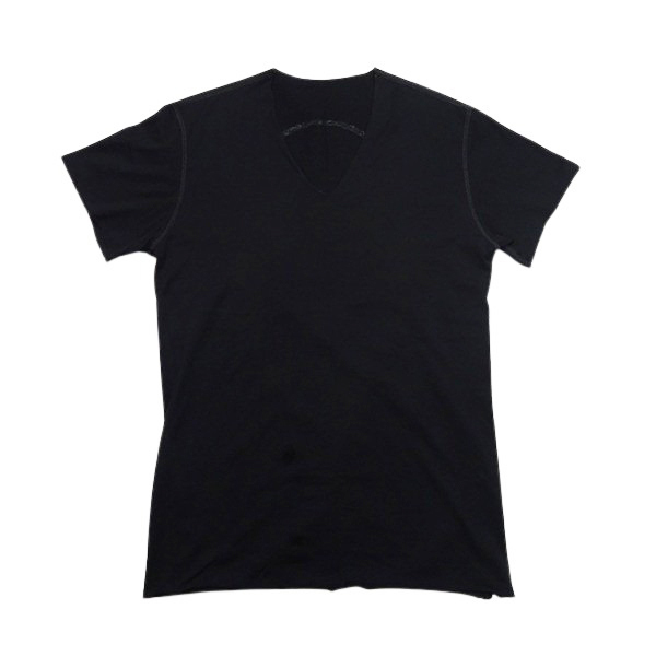 Lucien pellat-finet ルシアンペラフィネ バックスカルロゴ Tシャツ サイズM ブラック メンズ ファッション【美品中古】