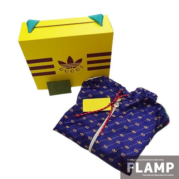 adidas×GUCCI アディダス×グッチ トレフォイルプリントジャケット 691428 サイズ44 メンズ アウター【未使用品】_画像1