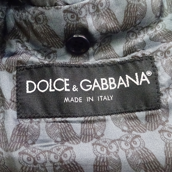 DOLCE＆GABBANA ドルチェ＆ガッバーナ デニム ダブルジャケット サイズ46 メンズ ファッション 【中古】_画像5