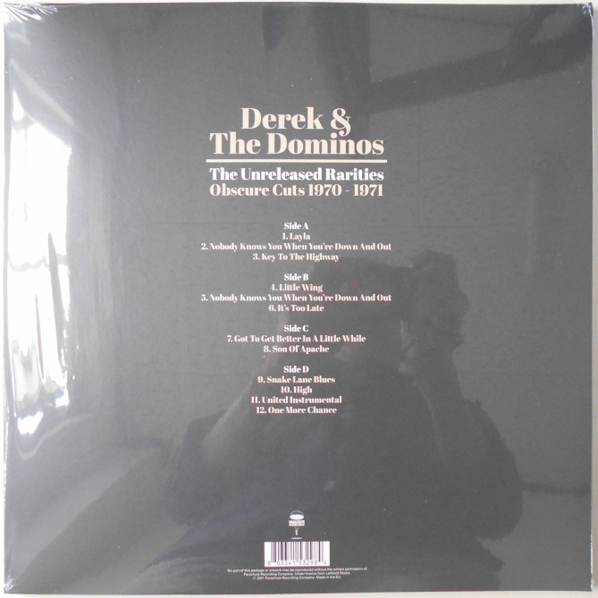 ■新品■Derek & The Dominos デレク・アンド・ザ・ドミノス/the unreleased rarities -obscure cuts 1970-1971-(2LPs)_画像2