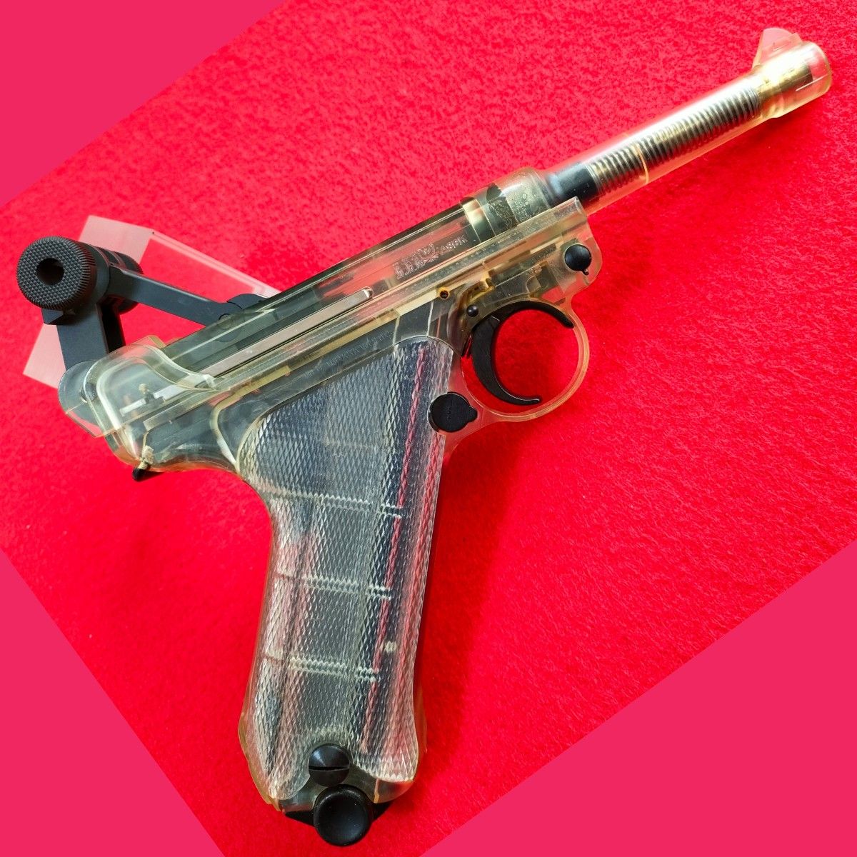 珍品希少】タナカ ルガー P08 スケルトンバージョン ガスブロー 珍品希少】タナカ ルガー P08 スケルトンバージョン ガスブロー