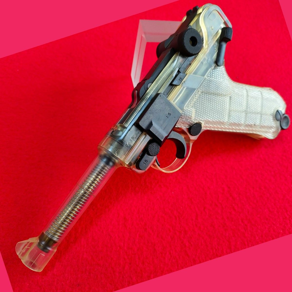 珍品希少】タナカ ルガー P08 スケルトンバージョン ガスブロー 珍品希少】タナカ ルガー P08 スケルトンバージョン ガスブロー