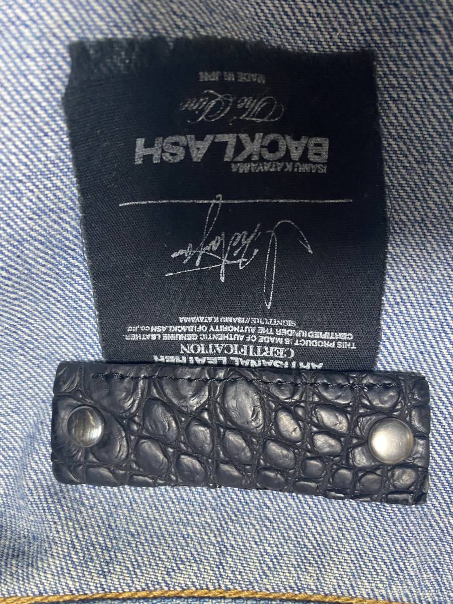 バックラッシュ ISAMU KATAYAMA BACKLASH THE LINE デニムシャツ バックラッシュ ISAMU KATAYAMA BACKLASH THE LINE デニムシャツ