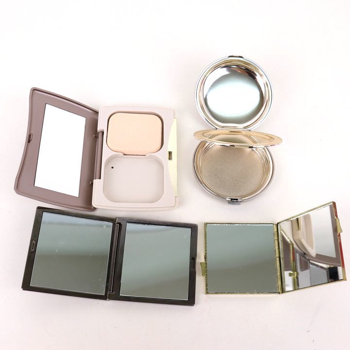  Kanebo other compact mirror / case etc. Rene  sage / Pola other 4 point set together daily necessities make-up tool lady's Kanebo etc.