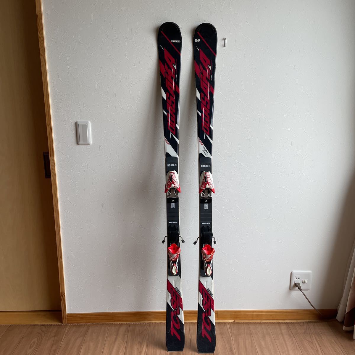 OGASAKA(オガサカ)スキー板 TC-SE ソフトフレックス 165cm ビンディングMARKER COMP EPS 12.0付 プレートRC600FL付