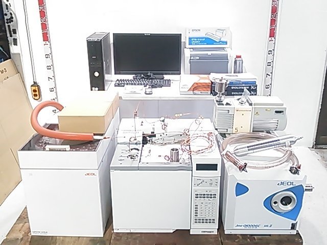 JEOL 日本電子 ガスクロマトグラフ質量分析装置 MS-62010GC / EQ-12031HSA / JMS-Q1000GC 付属品多数 単相200V/100V ※現状渡し