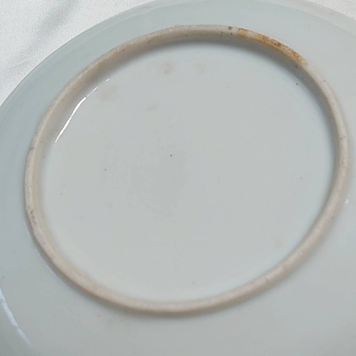 和食器 小皿 2枚 壽 鯉の模様 直径約12.5㎝ 古い食器 古物 骨董 【2099】の画像8