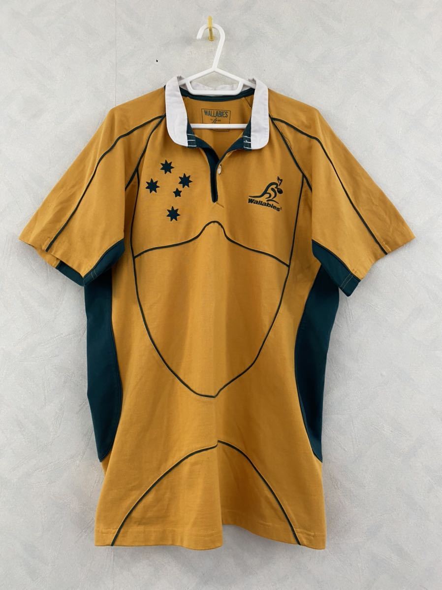 ラグビーオーストラリア代表 ラワビーズ ラガーシャツ サイズS Wallabies rugby オフィシャル_画像1