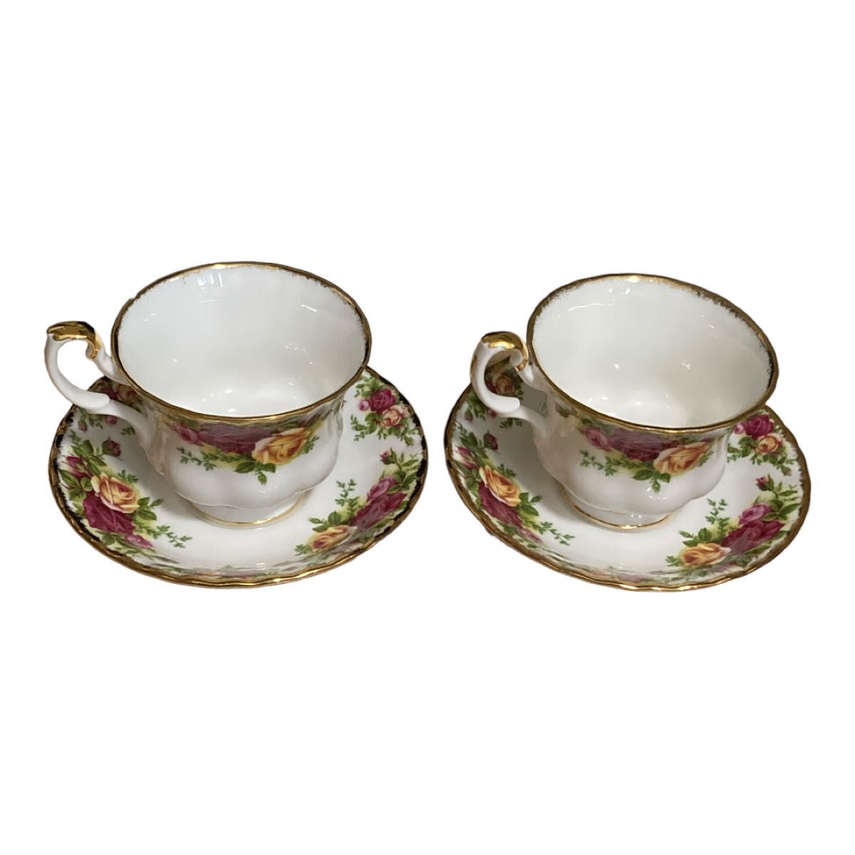 国内正規□ ROYAL ALBERT カップ&ソーサ― 2客セット オールド