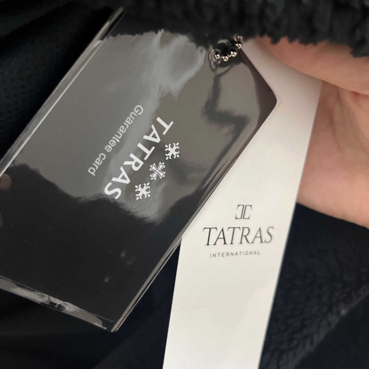 新品未使用タグ付き　タトラス　ボアジャケット ブルゾン TATRAS(タトラス) BAGGI バッジ　サイズ1