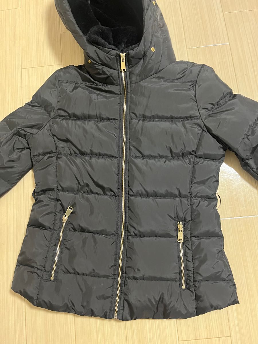 ZARA ザラ レディース ダウンジャケット 黒 ゴールド金具|Yahoo ZARA ザラ レディース ダウンジャケット 黒 ゴールド金具|Yahoo