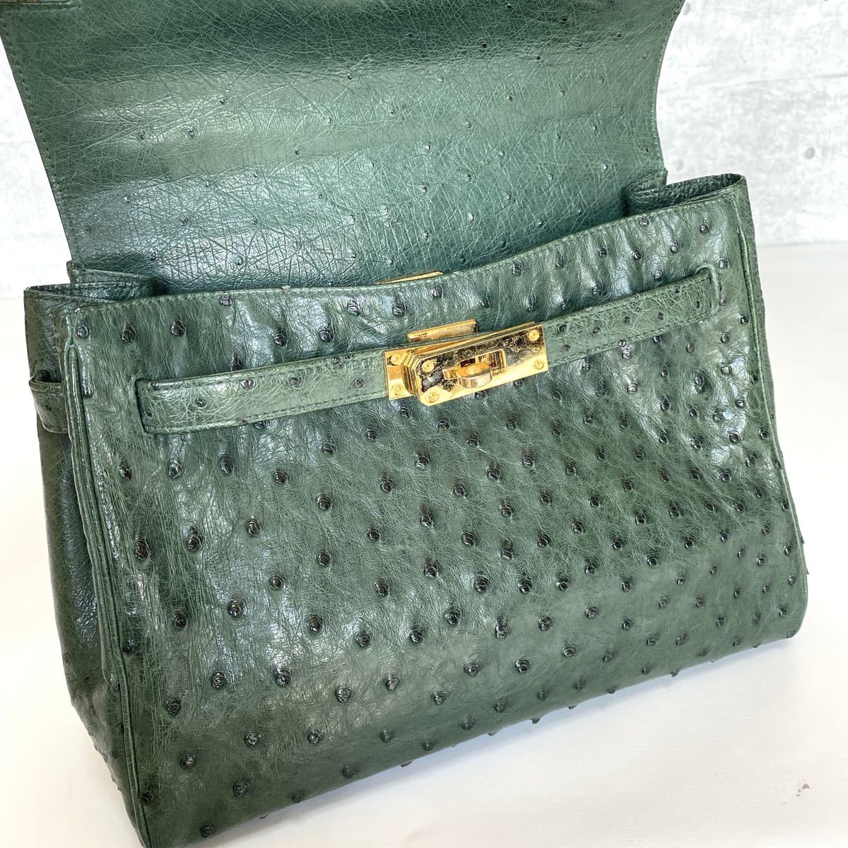 極美品 HAMANO ハマノ 濱野皮革工藝 皇室御用達 ハンドバッグ トート