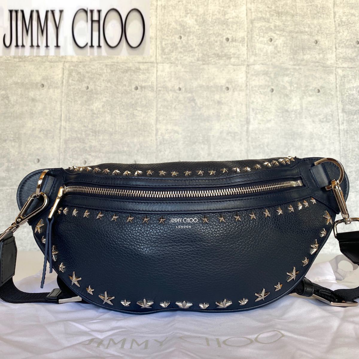 新作100%新品 JIMMY CHOO - 美品 JIMMY CHOO ジミーチュウ ショルダー