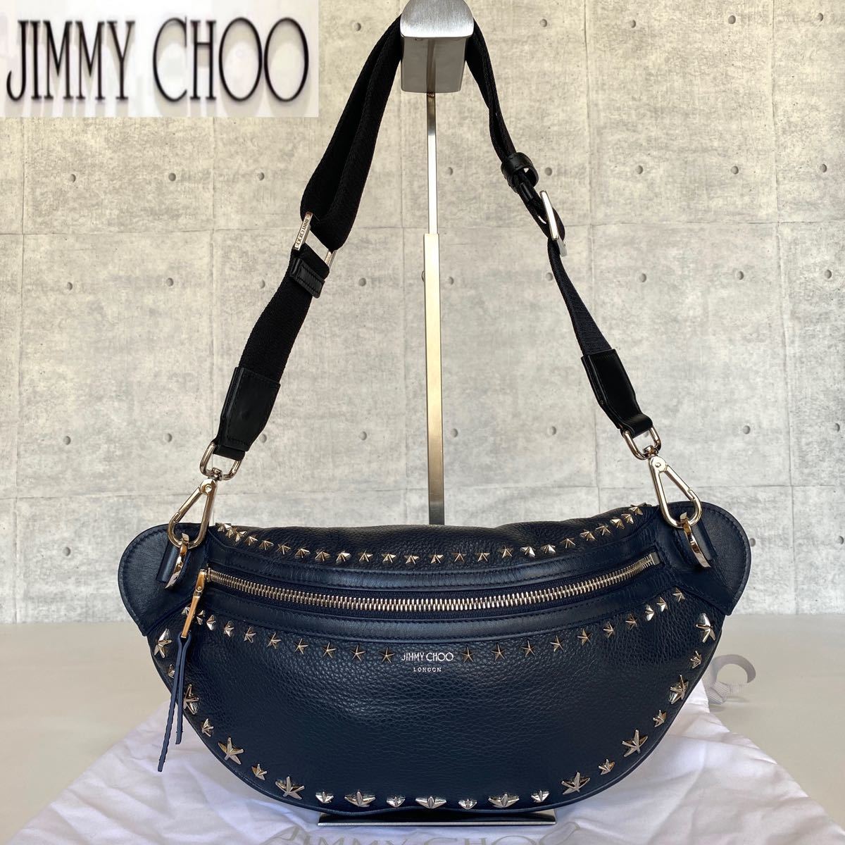 新しく着き 美品 JIMMY CHOO 定価151,800円 ジミーチュウ YORK