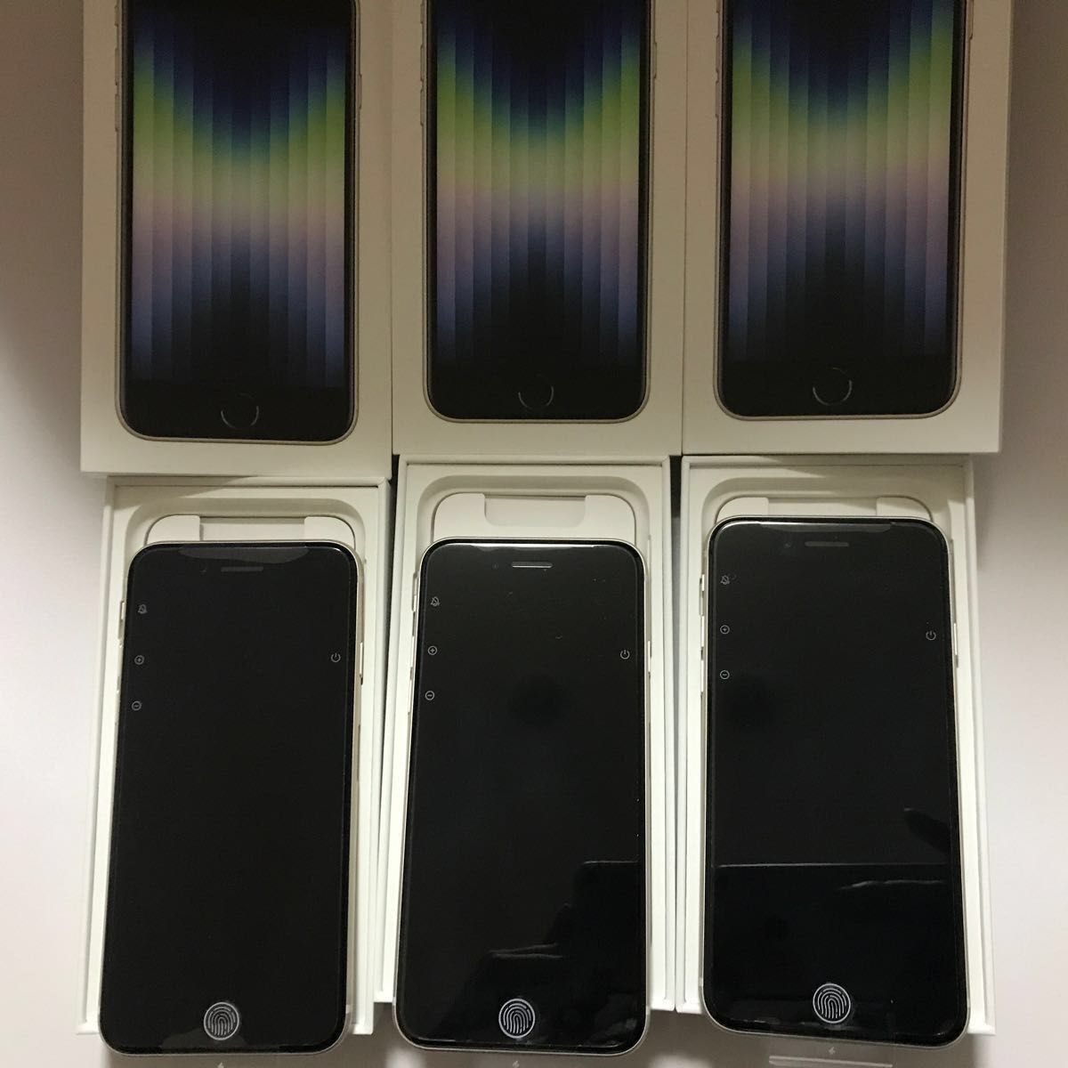 iPhone SE 第3世代 64GB スターライト SIMフリー se3 白 新品未使用 *3台