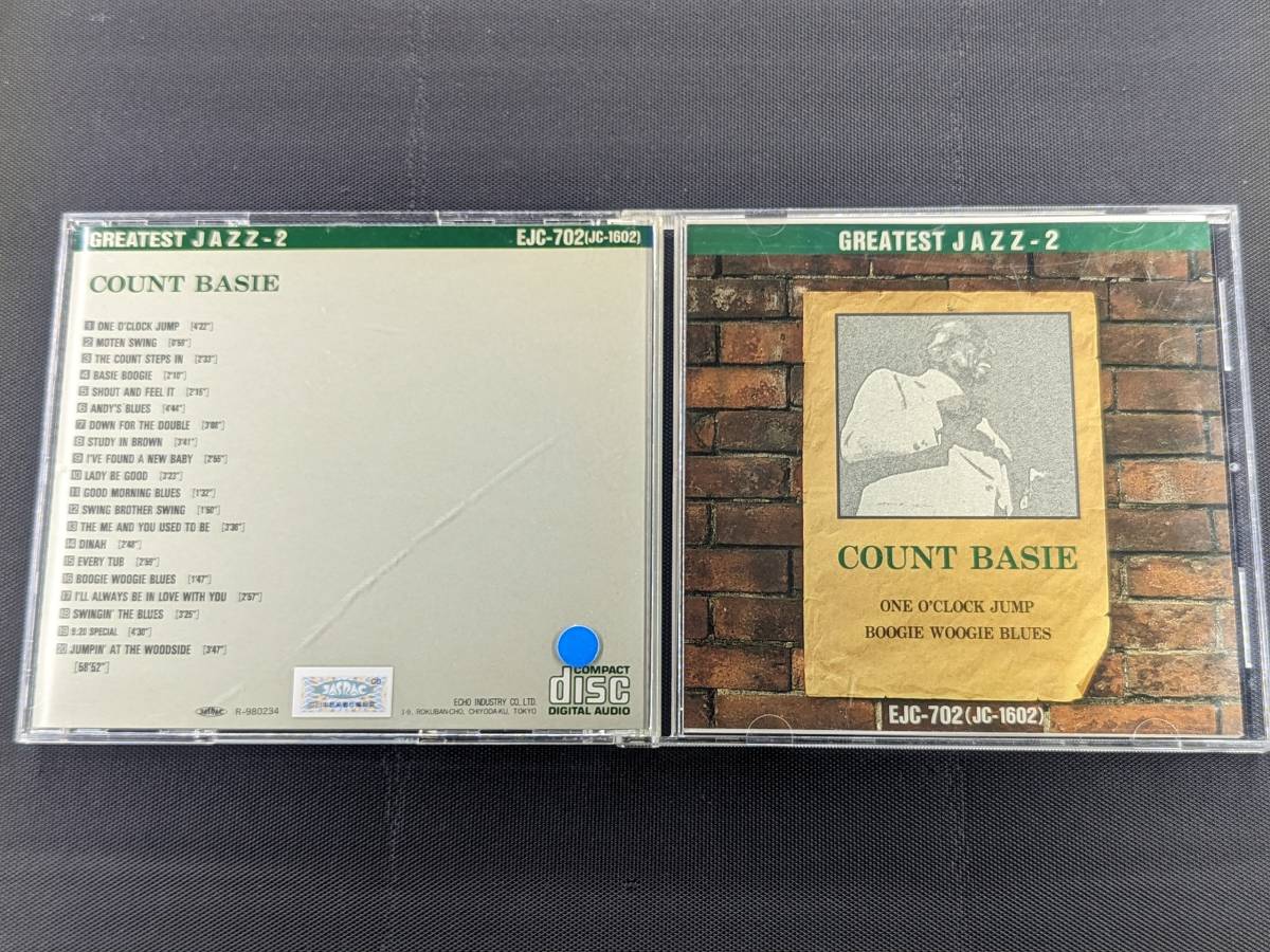 CD　「GREATEST JAZZ　2　COUNT BASIE(EJC702)」カウント・ベイシー、ONE O'CLOCK JUMP, MOTEN SWING　管理b1_画像1