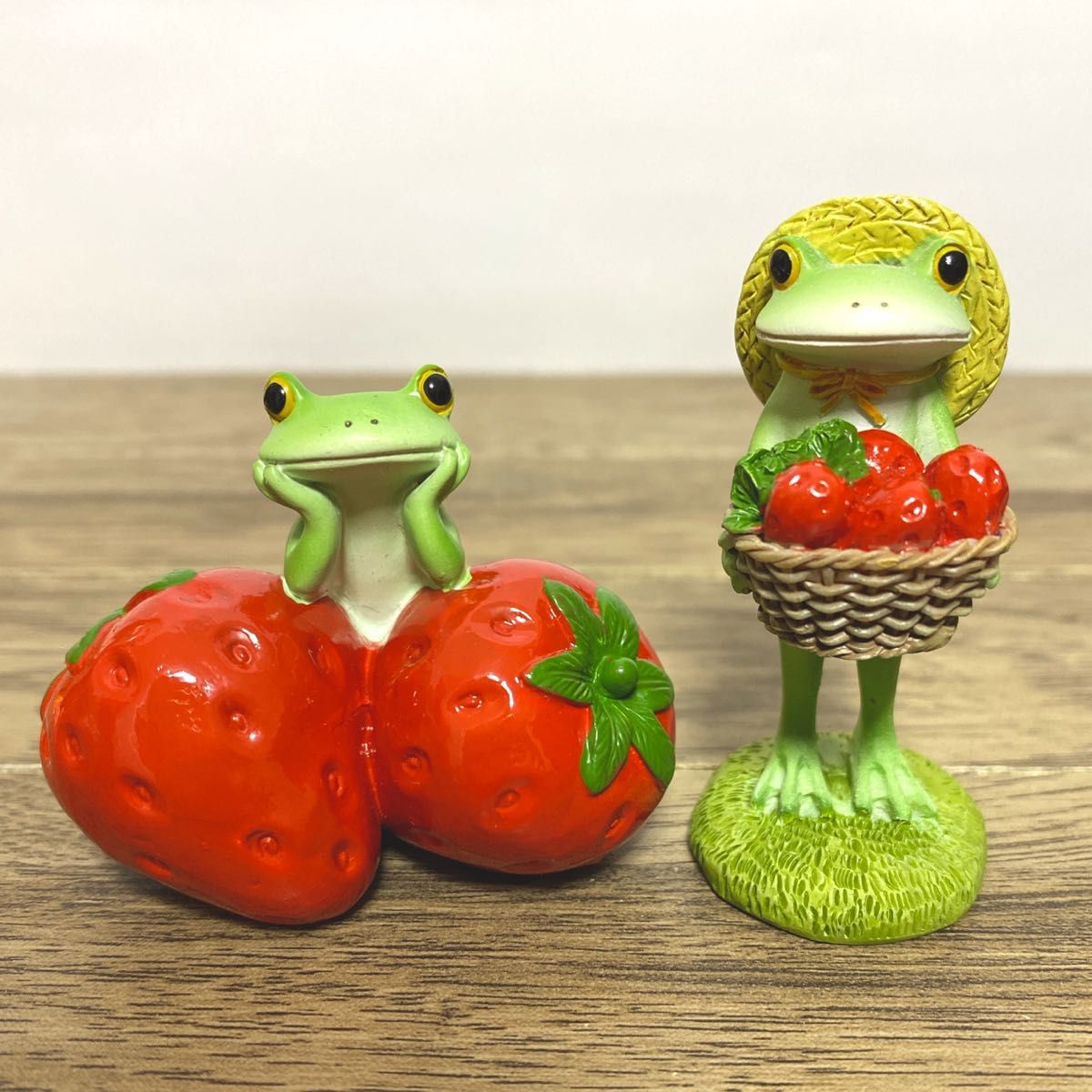 コポー 春 いちごシリーズ4点セット♪ カエル 置物 コポタロウ お値打ち