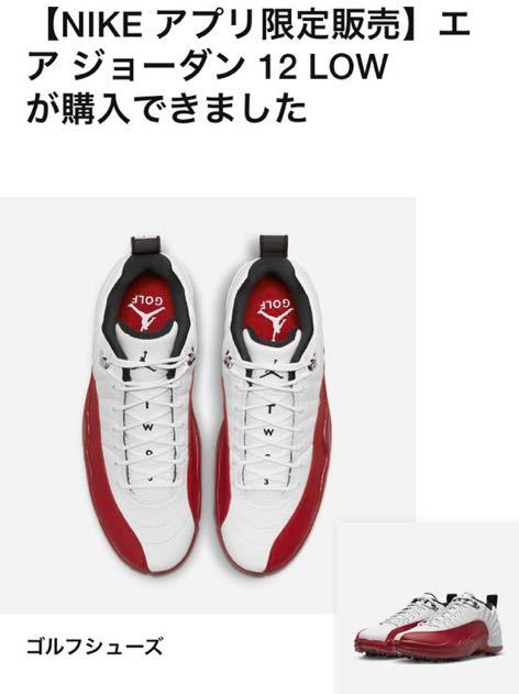 即決 NIKE AIR JORDAN 12 low GOLF VARSITY RED US10 28.0cm 国内正規 ナイキ エアジョーダン ロー ゴルフ バーシティレッド